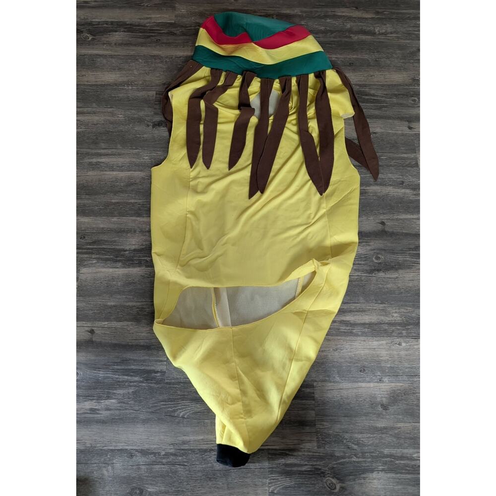 Spirit Reggae Jamaican Banana Halloween Costume Cosplay Adult One Size Party - Picture 5 of 9